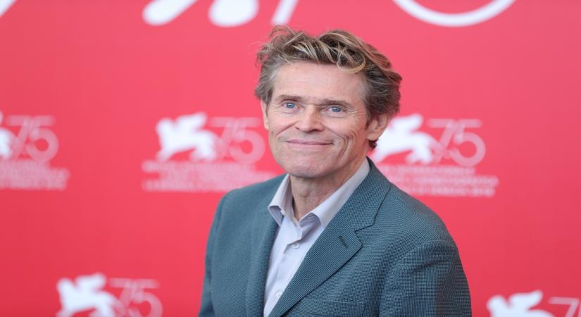 VENICE, Sept. 3, 2018 (Xinhua) -- Actor Willem Dafoe attends "At Eternity's Gate" photocall during the 75th Venice International Film Festival at Sala Casino, Venice, Italy, Sept. 3, 2018. (Xinhua/Cheng Tingting/IANS)