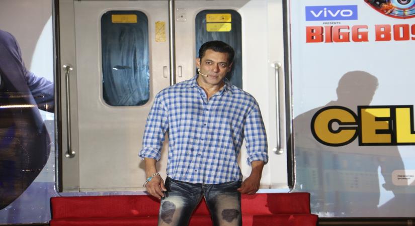 Mumbai: Actor Salman Khan at the launch of "Big Boss" in Andheri, Mumbai on Sep 23, 2019. (Photo: IANS)