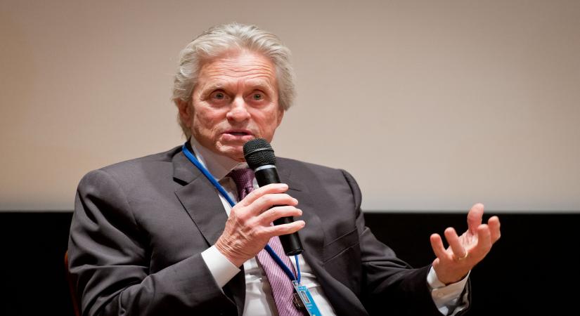 Michael Douglas. (Photo: Xinhua/Niu Xiaolei/IANS)