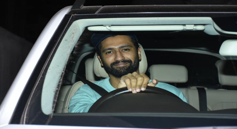 Mumbai: Actor Vicky Kaushal seen at Dharma Productions office in Mumbai, on Aug 18, 2019. (Photo: IANS)