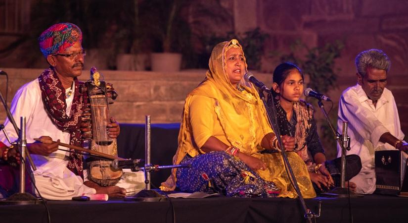 A glimpse of the Womanly Voices music session in the Jodhpur RIFF 2019. (Photo Source: Jodhpur RIFF/OIJO)