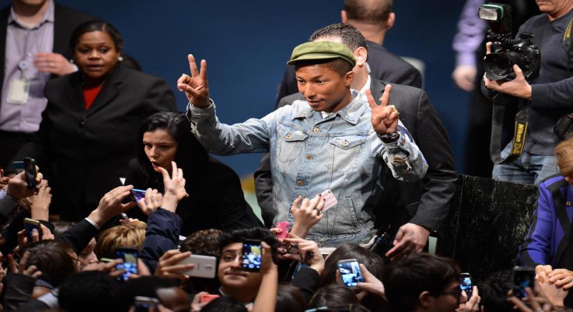 Pharrell Williams. (Xinhua/Niu Xiaolei/IANS)