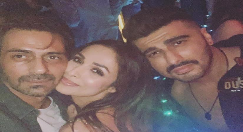 It was a fun night for dancer Malaika Arora, who celebrated her birthday with friends on Tuesday night in Mumbai. She burnt the dance floor with her amazing moves and so did her rumoured beau Arjun Kapoor. Arjun Rampal also posted the photo in which she is posing with the actor and Arjun Kapoor.