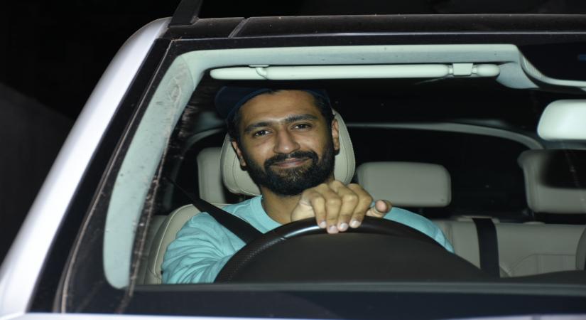 Mumbai: Actor Vicky Kaushal seen at Dharma Productions office in Mumbai, on Aug 18, 2019. (Photo: IANS)