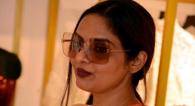 Mumbai: Actress Madhoo seen at a Mumbai store on May 31, 2019. (Photo: IANS)