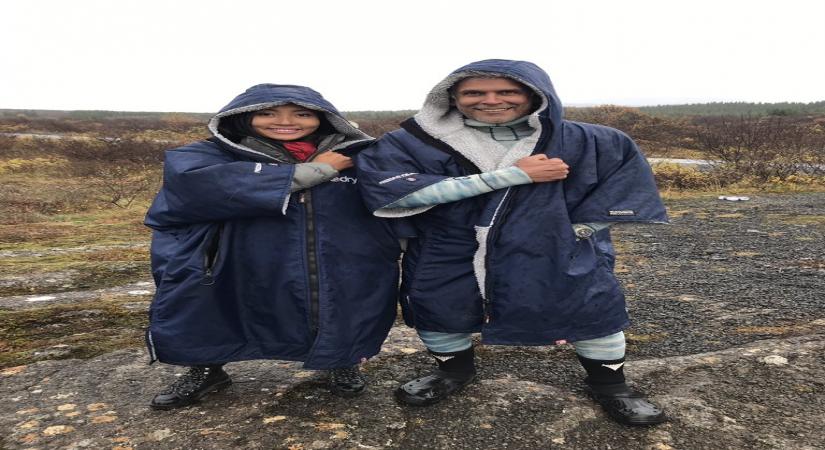Super hunk Milind Soman and his wife Ankita Konwar have been painting the social media scene red with pics of their Iceland vacation.