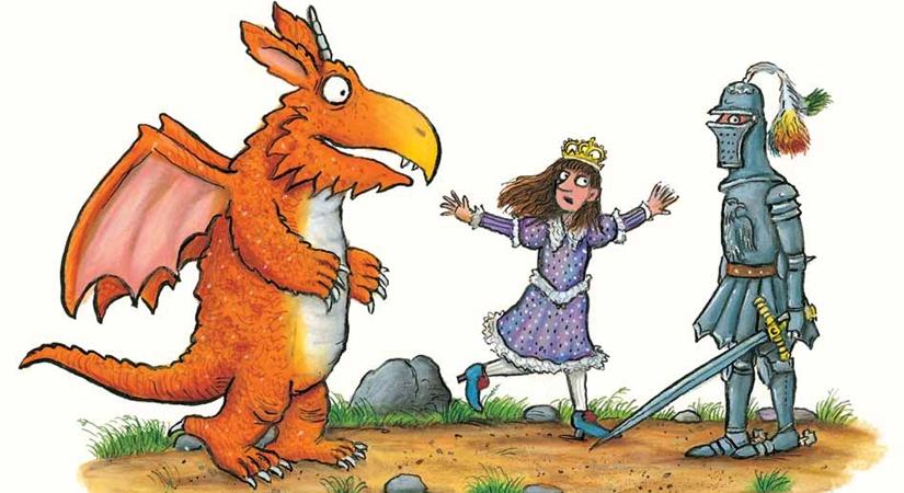 (c) Zog by Julia Donaldson, illustrated by Axel Scheffler 2010 (Alison Green Books)