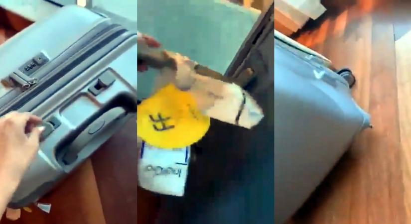 Actress Sonakshi Sinha has taken a jibe at a commercial airline company for mishandling her luggage and breaking it. Sonakshi took to Twitter and shared a video accusing the airline for damaging her suitcase, which had two broken handles and a missing wheel.