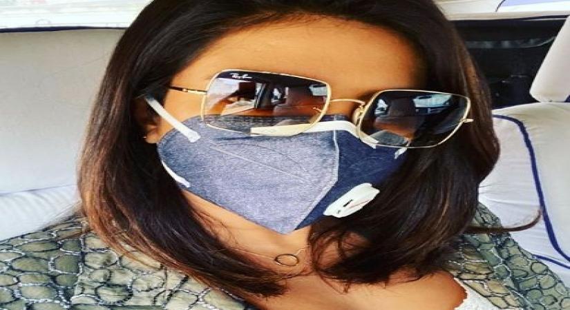 Indian actress Priyanka Chopra, who is currently in the national capital to film "The White Tiger", says it is hard to shoot here because of pollution. Priyanka on Sunday night took to Instagram, where she shared a photograph of herself with a mask.