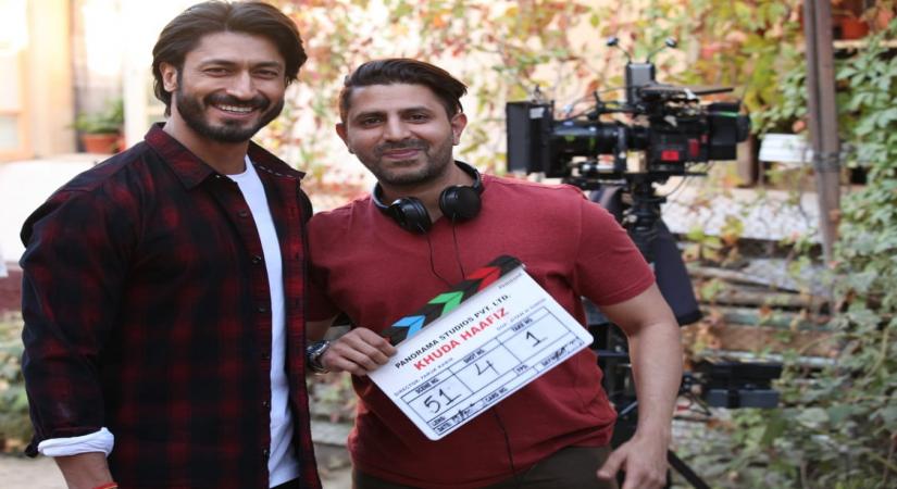 Actor Vidyut Jammwal has started shooting for his next film titled "Khuda Hafiz", a romantic action thriller movie. "Khuda Hafiz" is slated to release in 2020. A Panorama Studios Production, Khuda Hafiz is produced by Kumar Mangat Pathak and Abhishek Pathak, co-produced by Sanjeev Joshi, Aditya Chowksey and Murlidhar Chhatwani and is directed by Faruk Kabir.