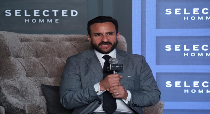 Mumbai: Actor Saif Ali Khan during a programme where he was announced as the Brand Ambassador of European Menswear brand 'Selected Homme', in Mumbai on Sep 27, 2019. (Photo: IANS)