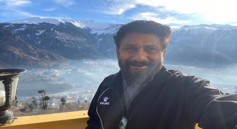 Filmmaker Vivek Ranjan Agnihotri is in the Himalayas, and a source say he is not just vacationing there but also working on the script of his movie "The Kashmir Files" - an unreported story of the tragic genocide of Kashmiri Hindus.