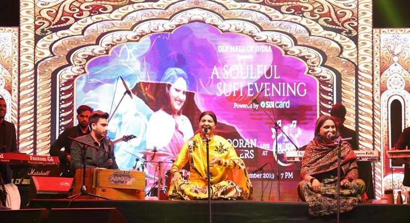 Nooran Sisters casts a spell of Sufi at DLF Mall of India Noida Juke Box