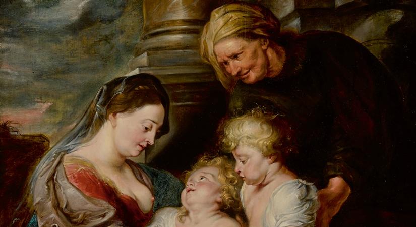 Peter Paul Rubens, The Virgin and Christ Child, with St. Elizabeth and St. John the Baptist
