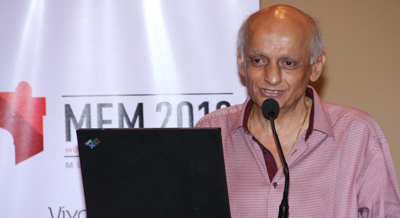 Producer Mukesh Bhatt during the inauguration of Mumbai film Mart at the 15 Mumbai film festival in Mumbai on October 18, 2013. (Photo: IANS)