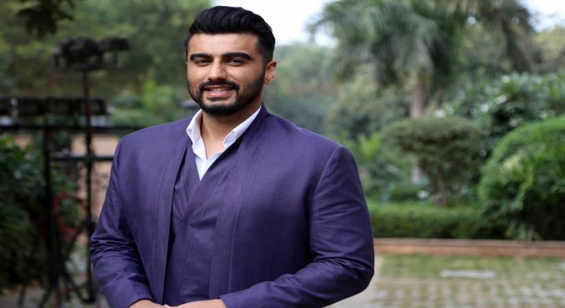 New Delhi: Actor Arjun Kapoor during a press conference organised to promote upcoming film "Panipat" in New Delhi on Nov 29, 2019. (Photo: Amlan Paliwal/IANS)