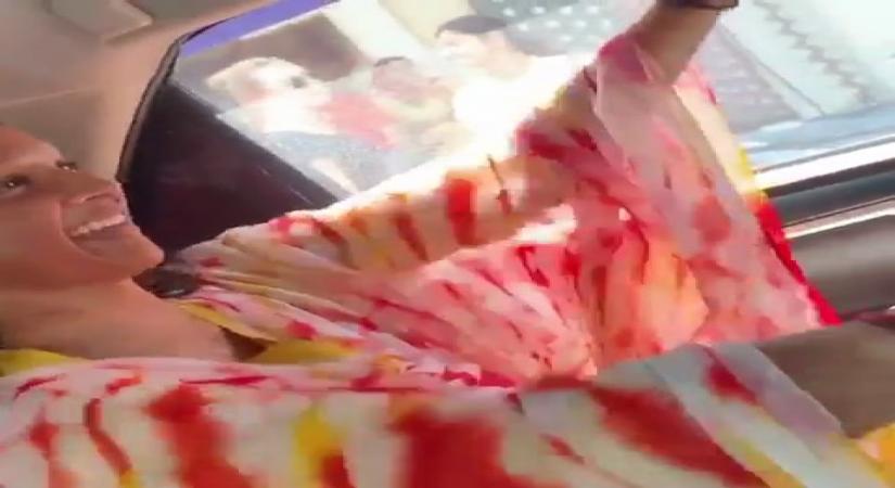 Actress Deepika Padukone is gearing up for the release of her upcoming movie "Chhapaak" and, amidst the movie's hectic promotion, she took out time to dance her heart out along with co-star Vikrant Massey to a Punjabi track in order to celebrate he advent of New Year.