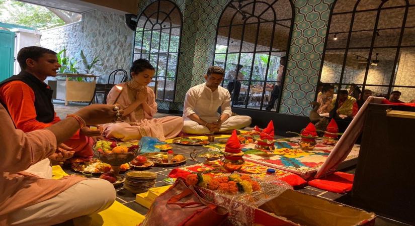Bollywood's "Queen" star Kangana Ranaut has inaugurated her production house Manikarnika Films. Kangana's sister Rangoli Chandel took to Twitter on Wednesday, where she shared a two photographs from the puja.