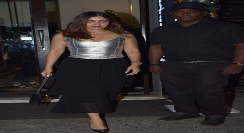 Mumbai: Actress Bhumi Pednekar seen at Bandra, in Mumbai on Dec 27, 2019. (Photo: IANS)