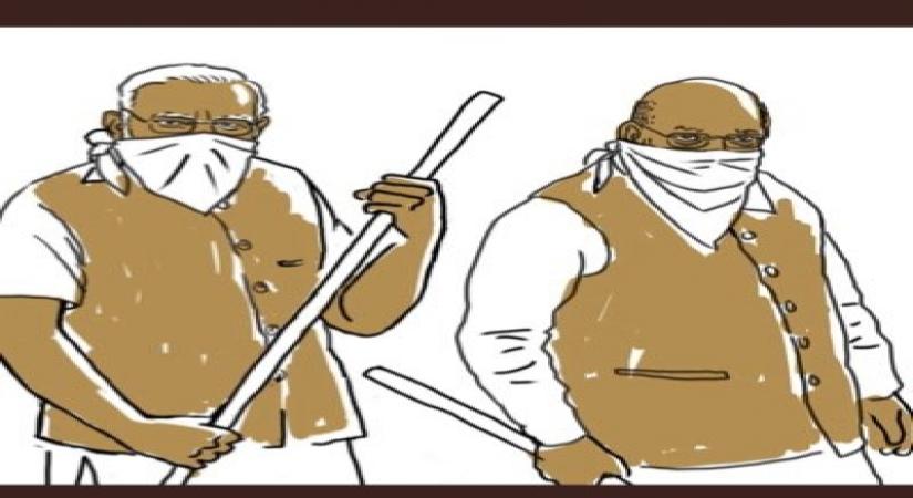 After several masked individuals thrashed students and teachers inside the Jawaharlal Nehru University (JNU) in Delhi filmmaker Anurag Kashyap changed his profile photograph on Twitter. Kashyap on Monday morning changed his display picture to Prime Minister Narendra Modi and Home Minister Amit Shah in masks.