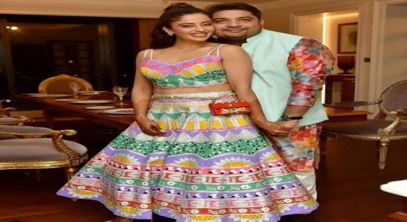 Actress and "Bigg Boss 12" contestant Nehha Pendse has picked pastel shade for her wedding outfit, and will be wearing an electric blue heavily embellished gown for her reception. The actress will be getting married to Shardul Singh Bayas on January 5 in Pune.