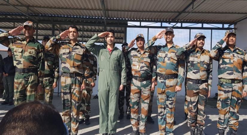 Actor Varun Dhawan spent two days with the Indian Air Force and he described it as "magical". Varun on Friday took to Twitter, where he shared a string of photographs posing with the Air Force officers.