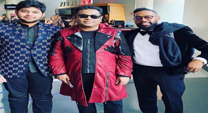 AR Rahman was spotted at the Grammys 2020, and the music maestro had been loading Instagram with posts and updates from the gala. From sharing videos of artiste performances to a sneak peek of his Grammys look, Rahman has shared several moments from the ceremony. But it's  his picture with singer PJ Morton, who is a part of the pop band Maroon 5, that has grabbed maximum eyeballs.