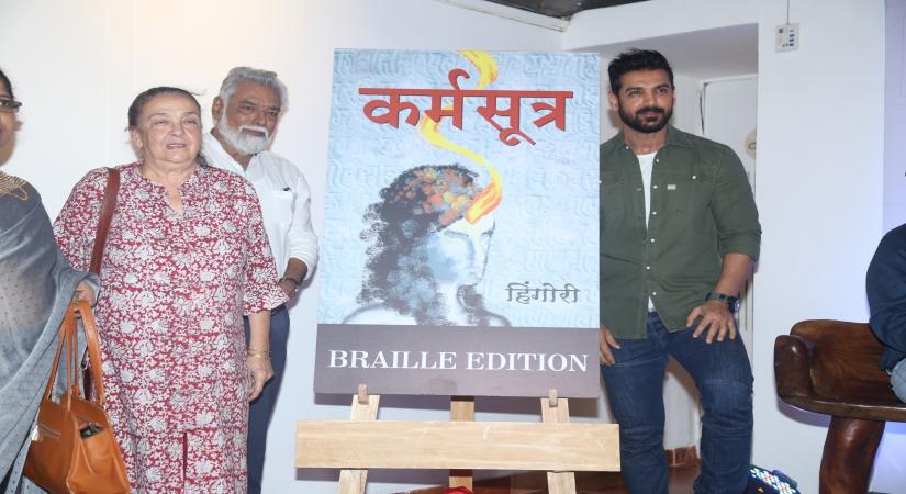 Mumbai:  Actor John Abraham during a programme in Mumbai, on Jan 4, 2020. (Photo: IANS)