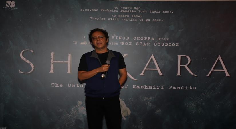 Mumbai: Director Vidhu Vinod Chopra at the special screening of his upcoming feature film "Shikara - The Untold Story of Kashmiri Pandits" in Mumbai on Jan 29, 2020. (Photo: IANS)