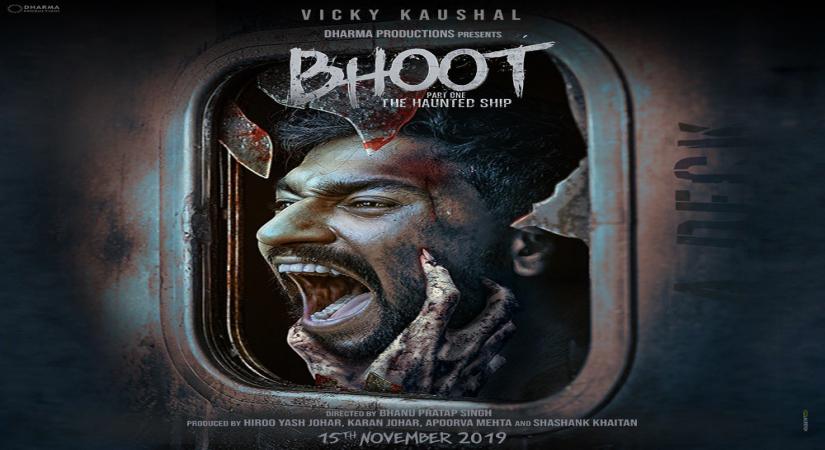 Karan Johar shared the film's first poster "Bhoot: Part One - The Haunted Ship". (Photo: Twitter/@karanjohar)