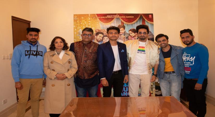 Actor Ayushmann Khurrana, who will next be seen in the gay rom-com "Shubh Mangal Zyada Saavdhan", interacted with LGBTQI+ fans during his visit to the Capital.
