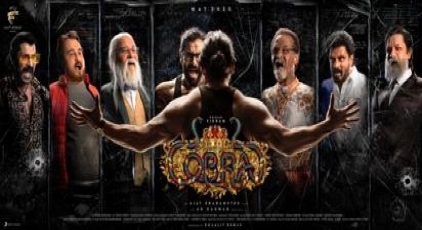 Vikram dons seven looks in upcoming film 'Cobra'.