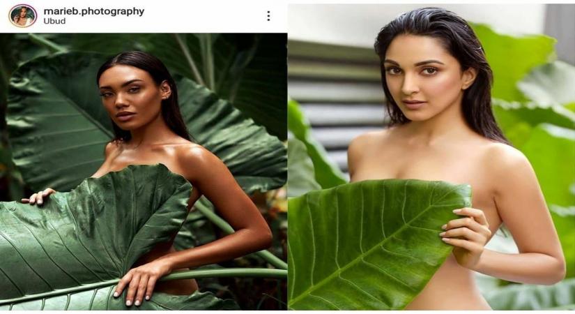 Actress Kiara Advani has recently made her debut in ace photographer Daboo Ratnani's calendar 2020. But Kiara's photograph did not go down well with a section of social media users. "Daboo is a copy cat. He copied the photography concept of Marie Barsch," a user commented.