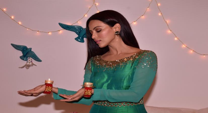 Actress Sana Khan. (Photo: IANS)
