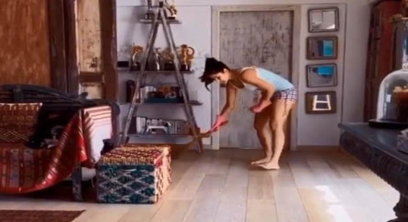 Lockdown diaries: Katrina's brooming session turns into cricket game!.