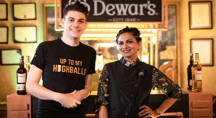 Dewar's India Brand Ambassador Greg Benson and Chef Maria Goretti at The Doers Club