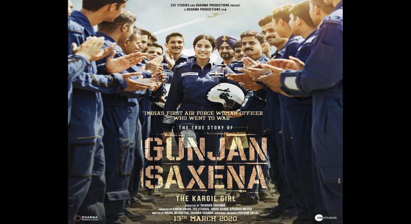 Indian Air Force combat pilot Gunjan Saxena's upcoming biopic "The Kargil Girl", starring Janhvi Kapoor in the titular role, will hit the screens on March 13 next year. Karan Johar, who produces the project, took to social media on Thursday and unveiled the official posters of the film.