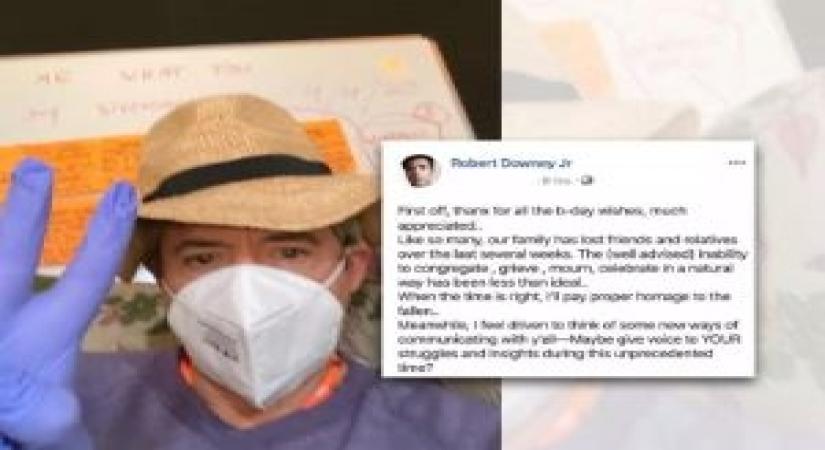 Robert Downey Jr. remembers friends, relatives lost over past weeks in b'day post .