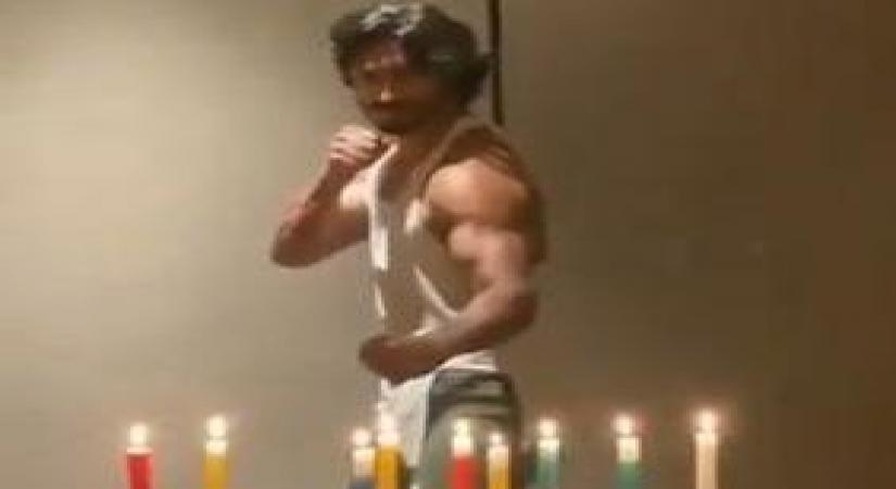 Vidyut Jammwal uses ancient martial art to light and put out his candles.
