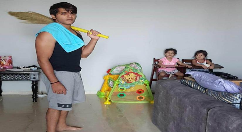 Mumbai, April 19 (IANS) Fathers can go to any extent to make their daughters happy, and actor Karanvir Bohra is also doing the same.