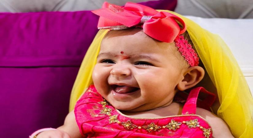 Kapil Sharma dolls up daughter Anayra for Ashthami puja