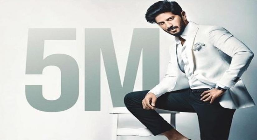 Dulquer Salmaan thanks fans for 'family of 5 million' on Instagram.