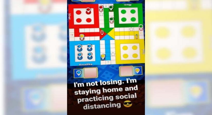 Lockdown diaries: It's ludo time for Anushka, Virat.