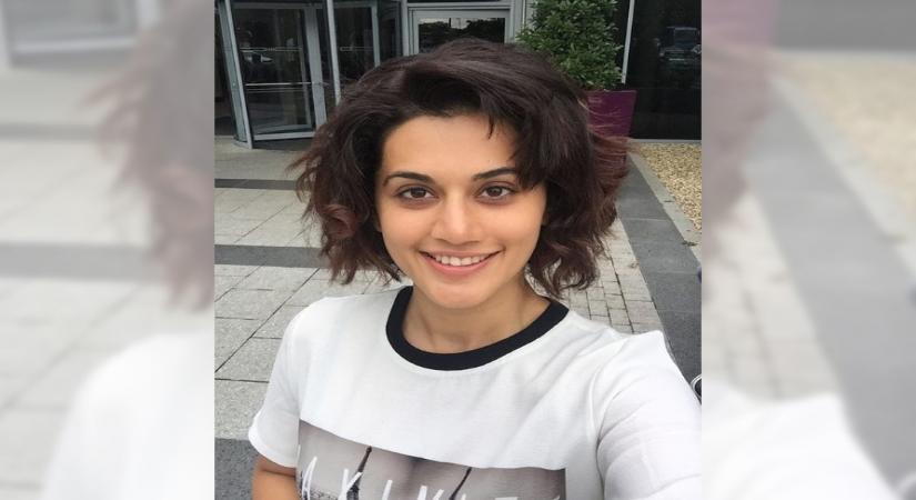 Taapsee 'experiments', chops of hair.