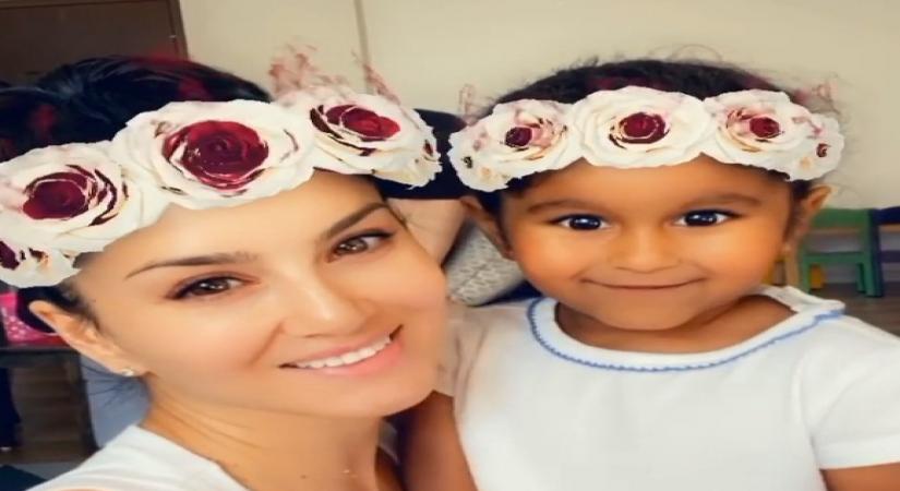 Lucky mommy' Sunny Leone calls her daughter 'so so pretty'.