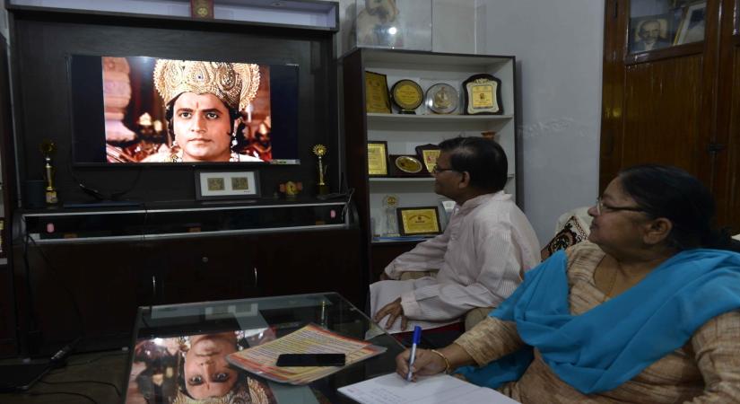 Compared to the pre-Covid period, television viewership in India increased by 40 per cent as more and more people stay at home due the restrictions, said a report on Thursday. (Photo: IANS)