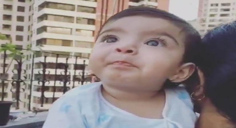 Jay Bhanushali gets emotional as daughter calls him 'papa'.