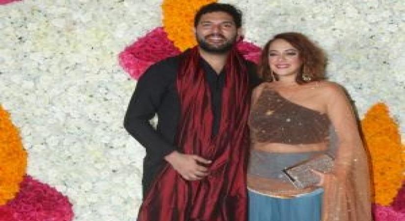 Yuvraj Singh and Hazel Keech .