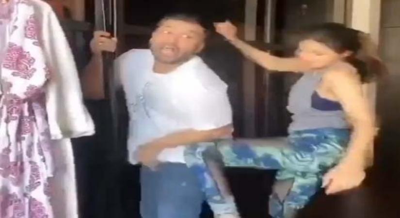 Shilpa Shetty's funny video of hubby, domestic help and kissing.