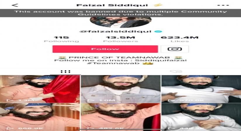 Faizal Siddiquis Tiktok Account Banned For Glorifying Acid Attack Lead Ians Life 9696